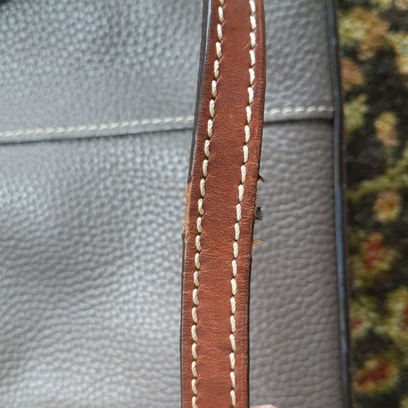 Dooney & Bourke Lexington Elephant Small Shopper Pebbled Leather Purse - Picture 7 of 7